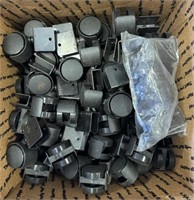 Box of  1 1/2” Casters with Metal Bracket.