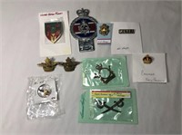 Lot Of Military Badges & Pins