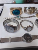 Lot of Various Watches Goltone and Silvertone to