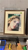 Large photo frame double matted