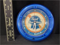 Pabst Blue Ribbon Battery Clock