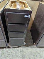 4-Drawer Base Cabinet (35"Tx12"Wx24"D)