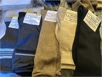 5 x J. Walkers Mens Dress Socks - Mens Sz 10/13 -