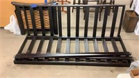 Futon 73 3/4” long with mattress and 2 drawers