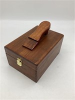 Wooden Shoe Shine Kit