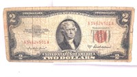 (2) - 1953 -A   2 Dollar US Notes
