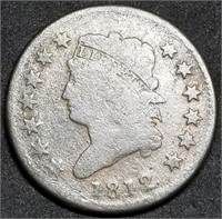 1812 Classic Head Large Cent, Semi-Key Date