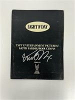 Autograph COA Light of Day Press kit
