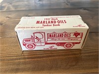 1927 Mack Marland Oils Truck Coin Bank