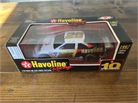 1997 White #28 Havoline Racing Stock Car Coin Bank