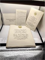 Reagan inaugural ball invitation