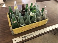 COKE TRAY WITH BOTTLES