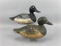 Pr of Wisconsin Bluebill Duck Decoys