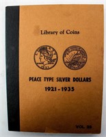 Coin Peace Silver Dollar Collection Complete Set
