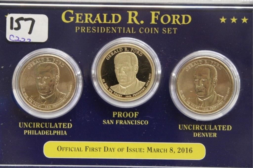 GERALD R. FORD PRESIDENTIAL COIN SET