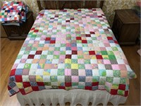 Handmade Quilt #65 Multi-Color Patchwork