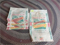 (7) DEKALB Seed Corn bags