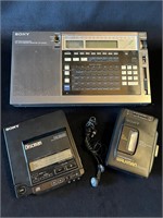 Sony Listening Trio (Walkman, Radio, Discman)