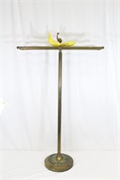 Vintage Brass French Dolphin Towel Holder