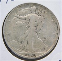1945-S Standing Liberty Half Dollar.