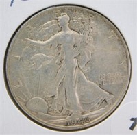 1946-S Standing Liberty Half Dollar.