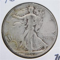 1946 Standing Liberty Half Dollar.