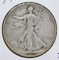 1944 Standing Liberty Half Dollar.