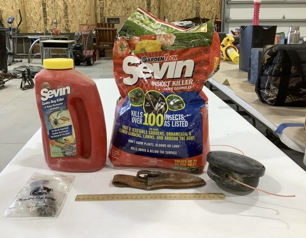Garage lot w/SevIn granules both are 1/4 to 1/2