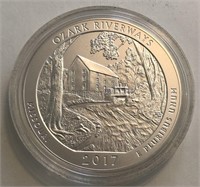 2017 Scenic Riverways 5-Oz Silver Coin