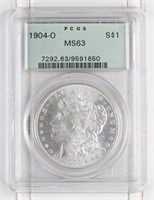 1904-O Morgan Silver Dollar PCGS MS 63