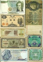 Mixed Dates 8 Mixed World Notes Some UNC