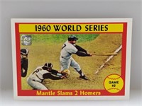 Mantle 2021 Topps X 1960 World Series #25 Reprint