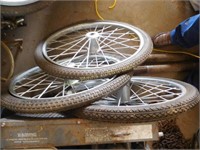(7) 23” Wheels, Tires & Tubes