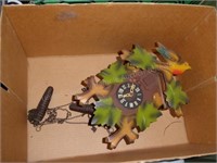 Vintage Germany cuckoo clock - needs work