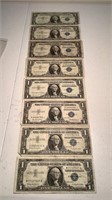 (8) $1 Silver Certificates