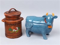 Cow & Milk Jug Cookie Jars