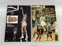 (2) St Louis Spirits Yearbooks 1974-75 & 1975-76