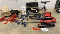 Tile Cutter, Drill Bits, Circular Saw, Clamps