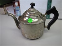 Antique Manning Bowman Tea Pot with Wood Handles