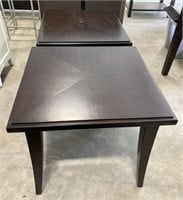 (L) 2 Wood End Tables. 23” x 22” x 23