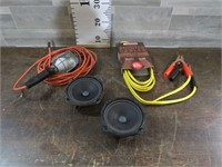 BOOSTER CABLES / TROUBLE LIGHT SPEAKERS