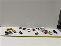 16 Assorted Die cast Hot Wheels Cars