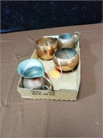 Small copper pots