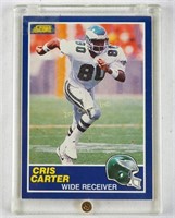 1989 Chris Carter # 72 Football Card Score