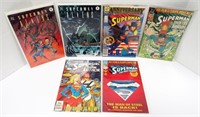 (6) SPECIAL DC SUPERMAN / SUPERGIRL LOT