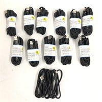 SIZE 9FT 12PCS TRAVELOCITY LIGHTNING CABLE FOR