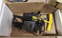 Assortment of Allen, wrenches