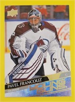 Pavel Francouz 2020-21 UD Young Guns Rookie Card