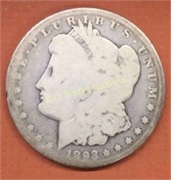 1893CC Morgan Silver Dollar