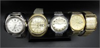 (5) STRETCHY MENS WATCHES